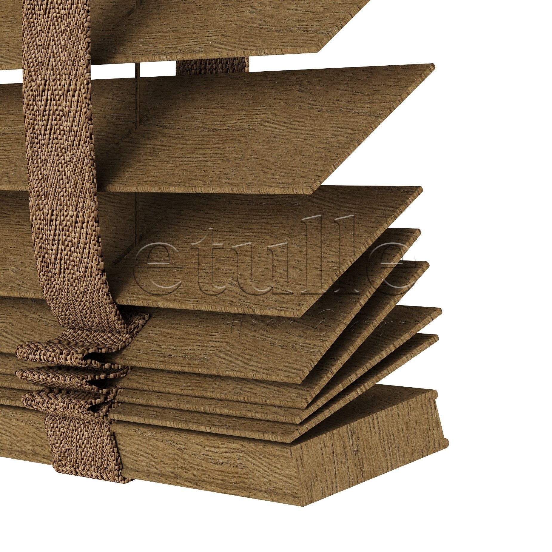 50 MM Meriwood Ceviz Ahşap Jaluzi