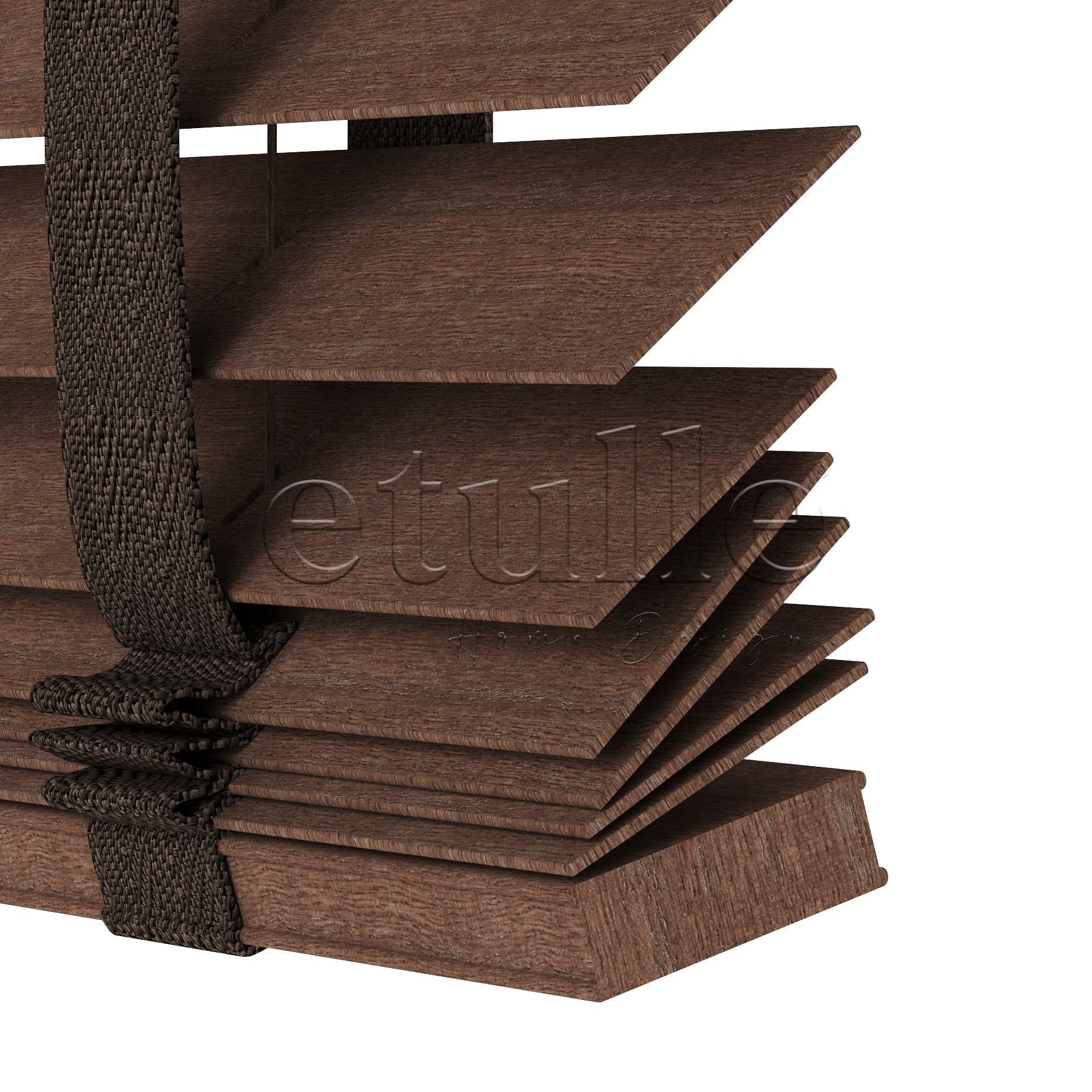 50 MM Meriwood Kiraz Ahşap Jaluzi