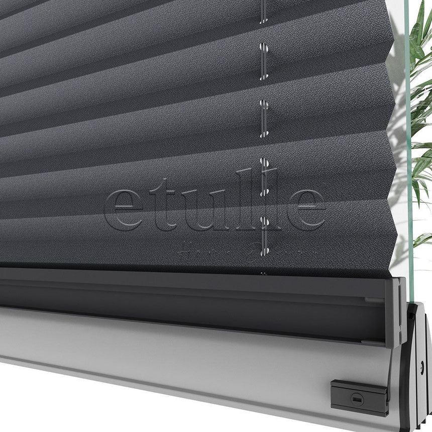 16 MM Blackout Karartma Antrasit Plise Perde