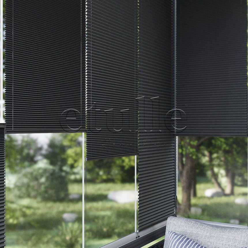 16 MM Blackout Karartma Antrasit Plise Perde