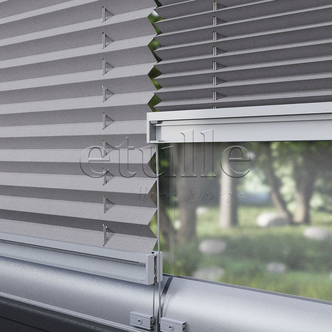 16 MM Dimout Yarı Karartma Gri Plise Perde