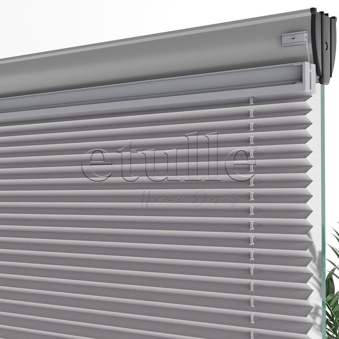 16 MM Dimout Yarı Karartma Gri Plise Perde