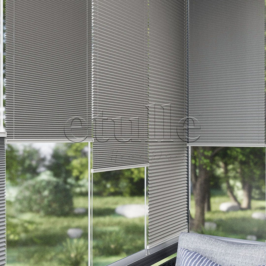 16 MM Dimout Yarı Karartma Krem Plise Perde