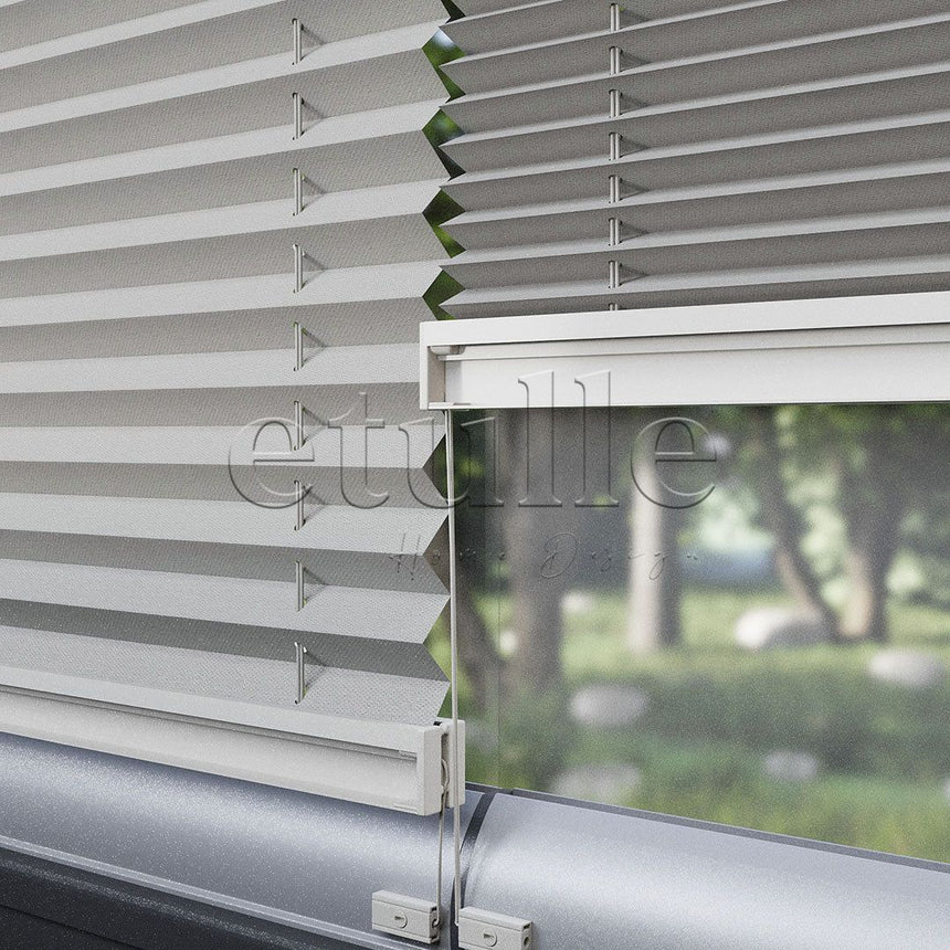 16 MM Dimout Yarı Karartma Krem Plise Perde