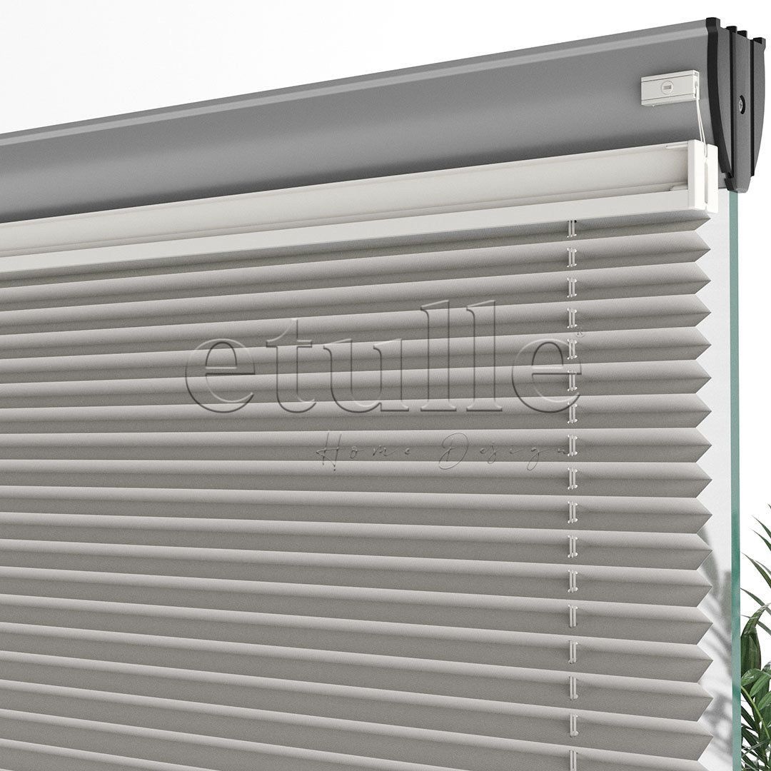 16 MM Dimout Yarı Karartma Krem Plise Perde