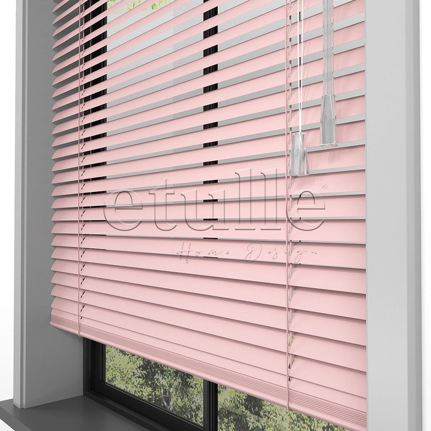 16 MM Mat Pembe Alüminyum Jaluzi