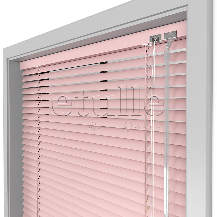 16 MM Mat Pembe Alüminyum Jaluzi