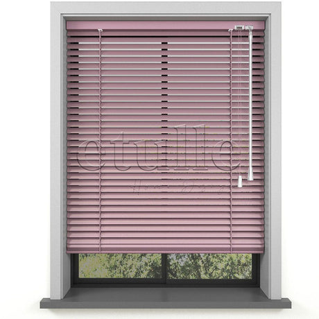 16 MM Toz Pembe Alüminyum Jaluzi