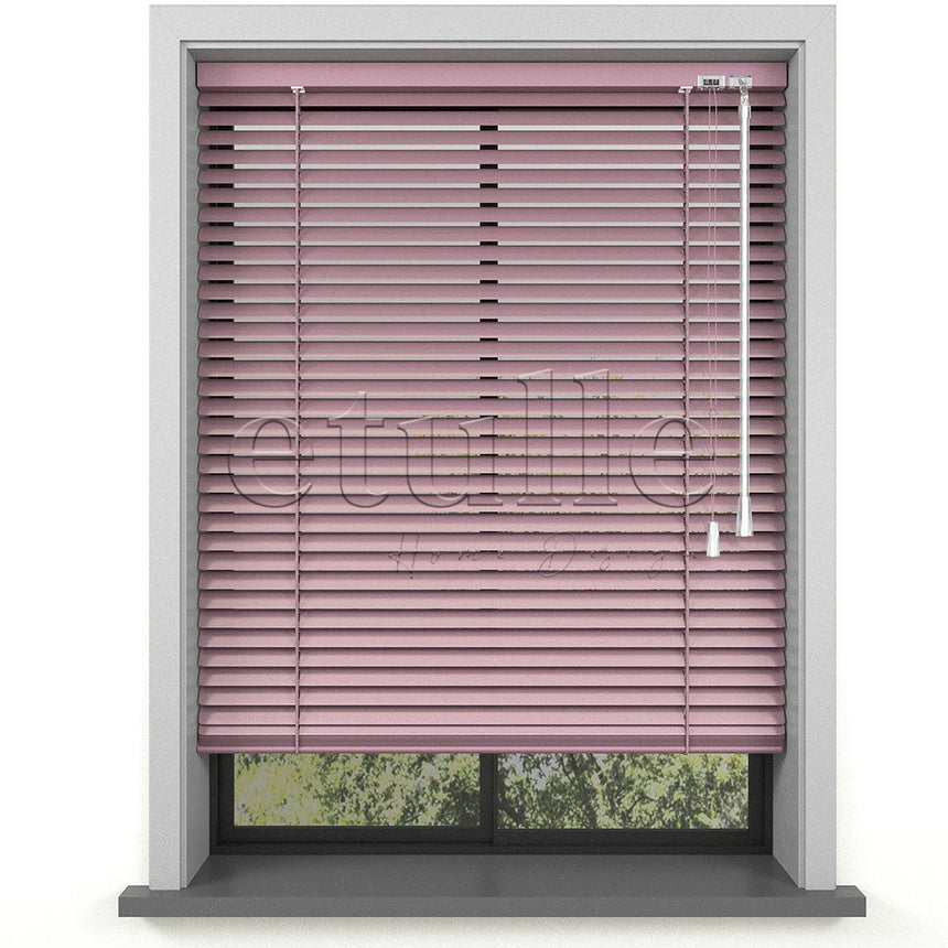 16 MM Toz Pembe Alüminyum Jaluzi