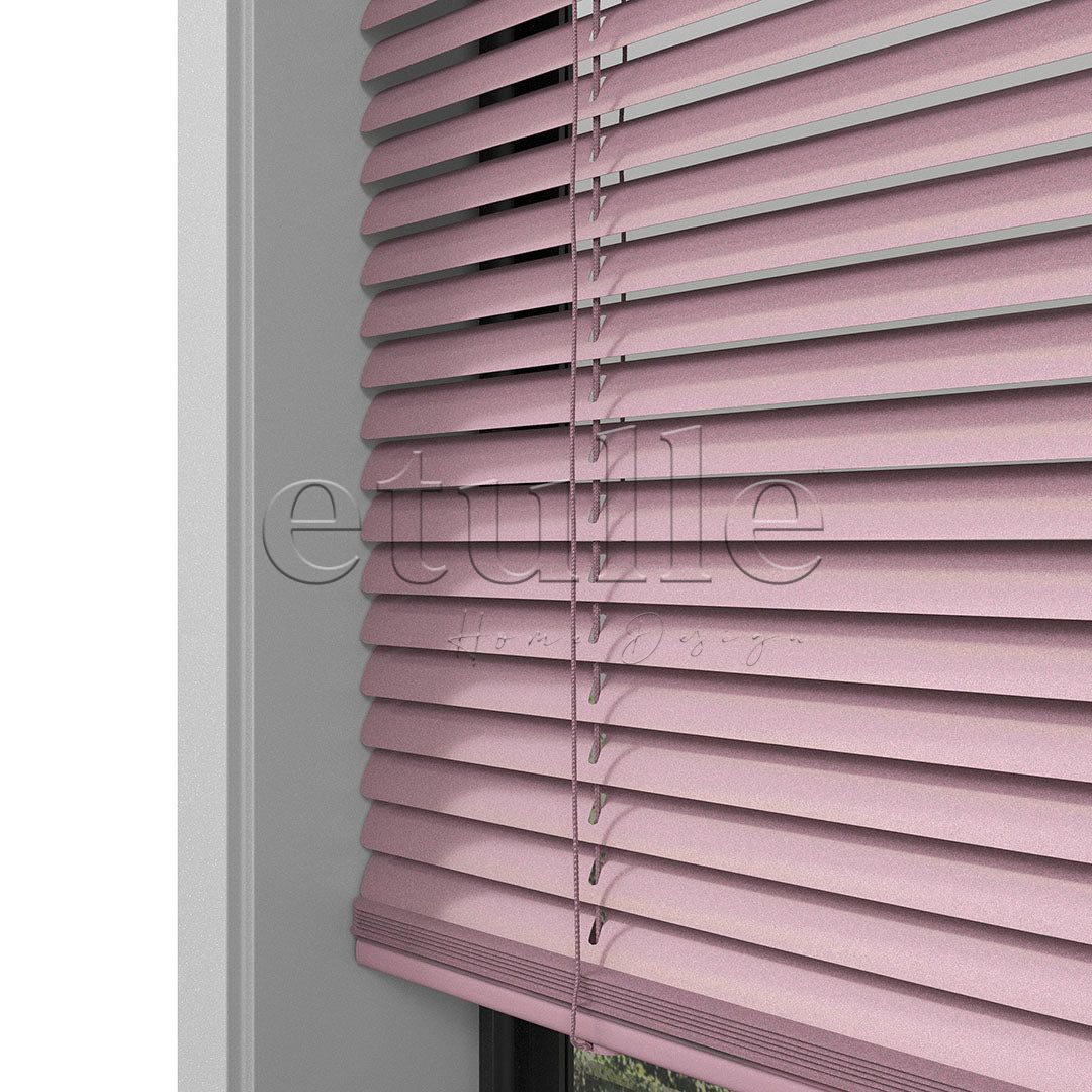 16 MM Toz Pembe Alüminyum Jaluzi