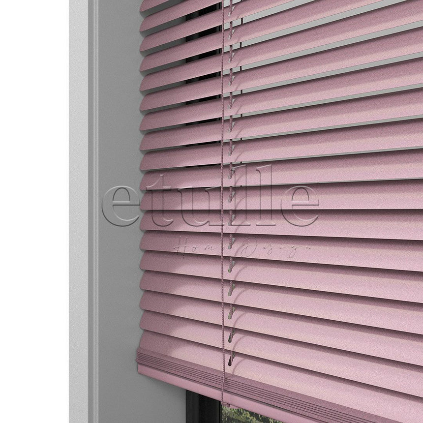 16 MM Toz Pembe Alüminyum Jaluzi