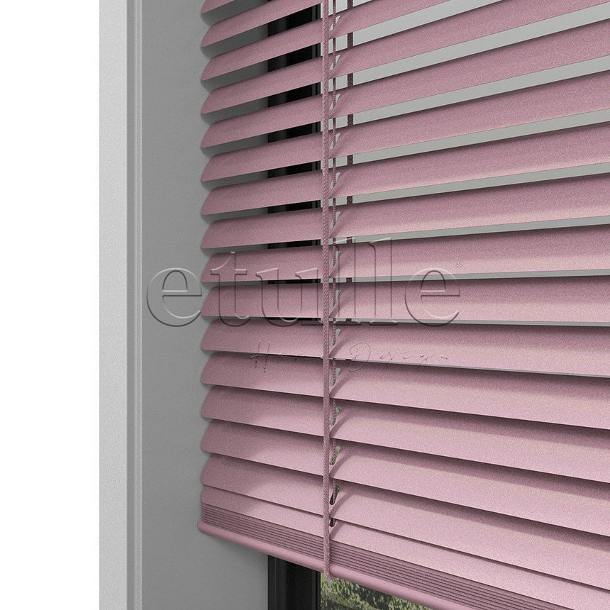 16 MM Toz Pembe Alüminyum Jaluzi