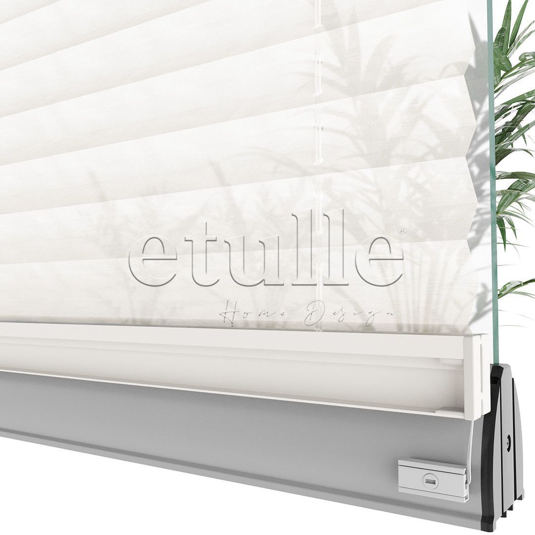 16 MM Tulle Ekru Tül Plise Perde