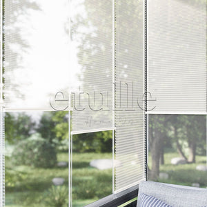 16 MM Tulle Ekru Tül Plise Perde