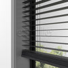 25 MM BASSWOOD Antrasit Ahşap Jaluzi
