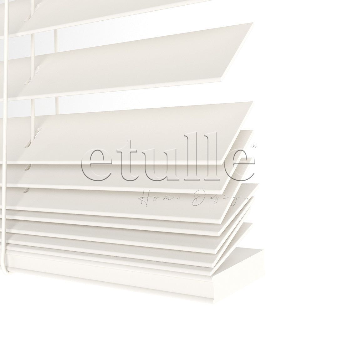 25 MM BASSWOOD Krem Ahşap Jaluzi