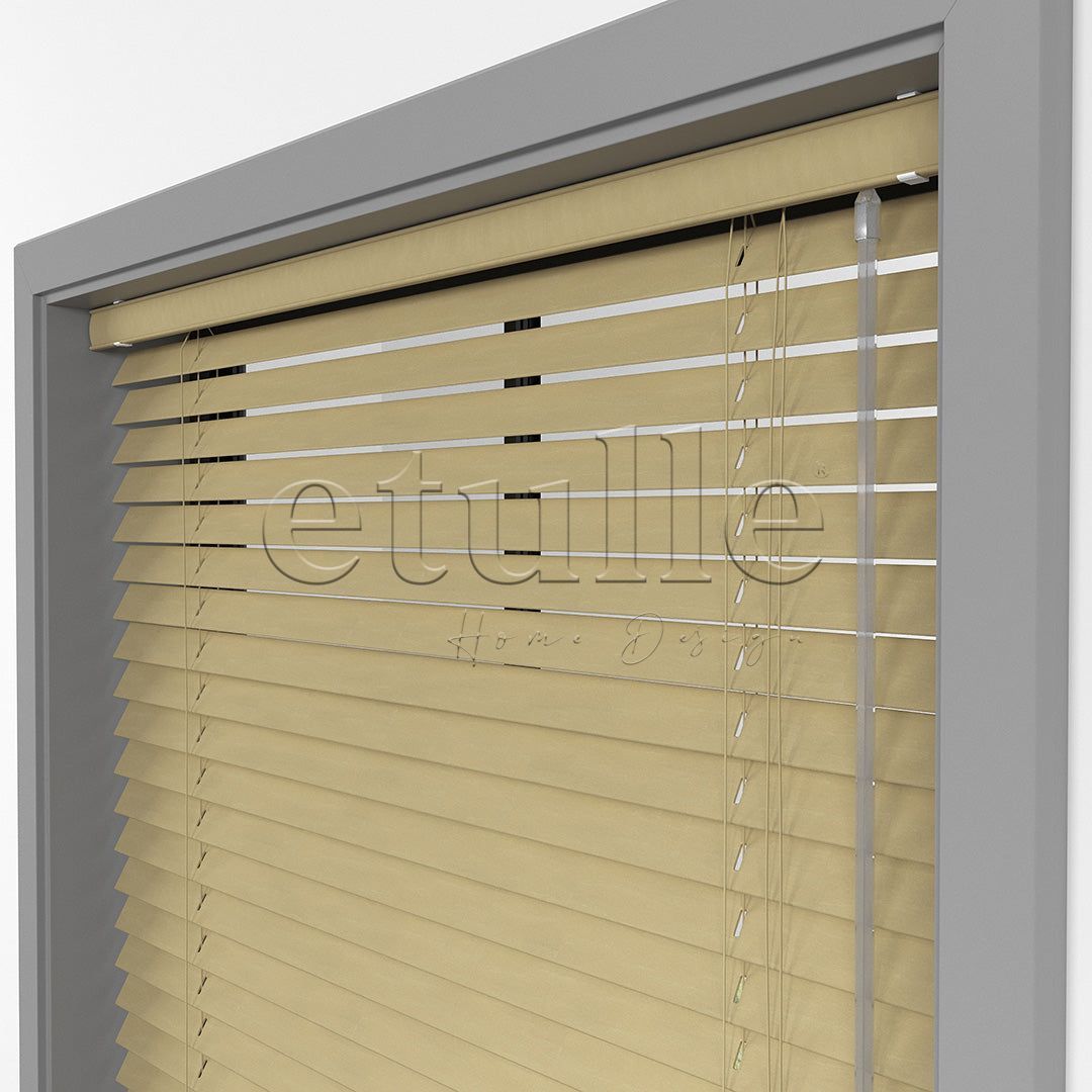25 MM BASSWOOD Naturel Ahşap Jaluzi