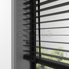 35 MM BASSWOOD Siyah Ahşap Jaluzi