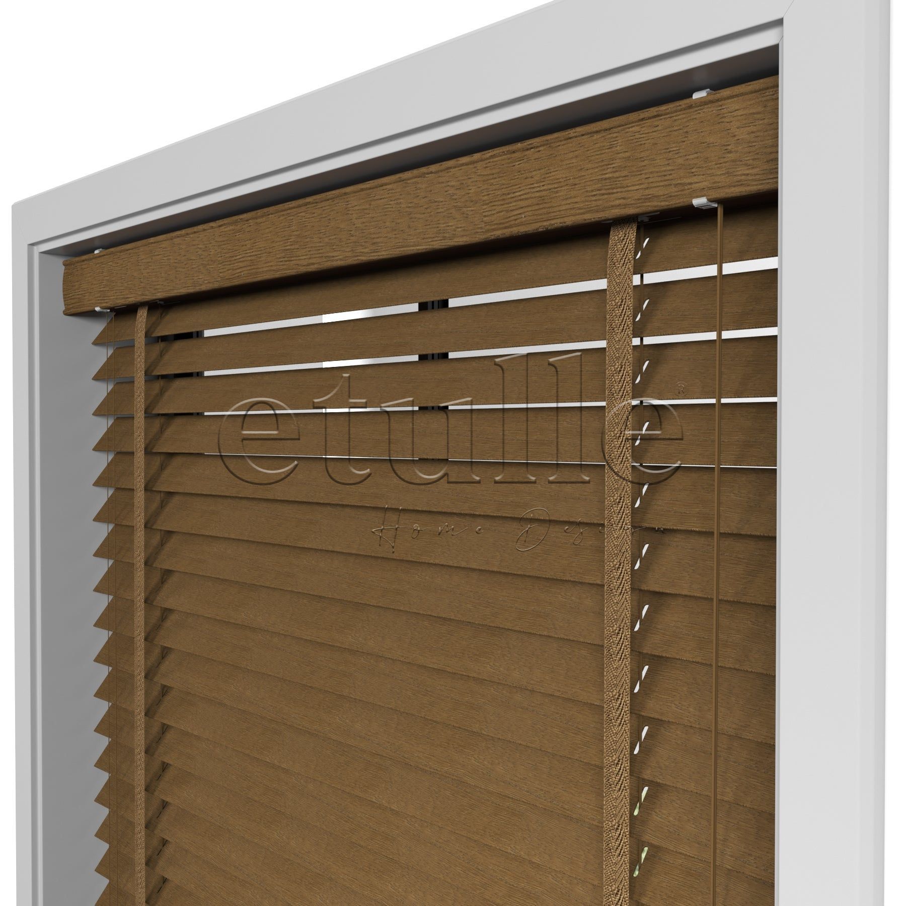 50 MM Meriwood Ceviz Ahşap Jaluzi