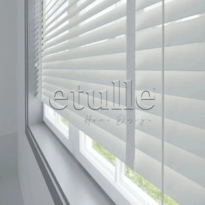 50 Mm Polywood Beyaz Ahşap Jaluzi