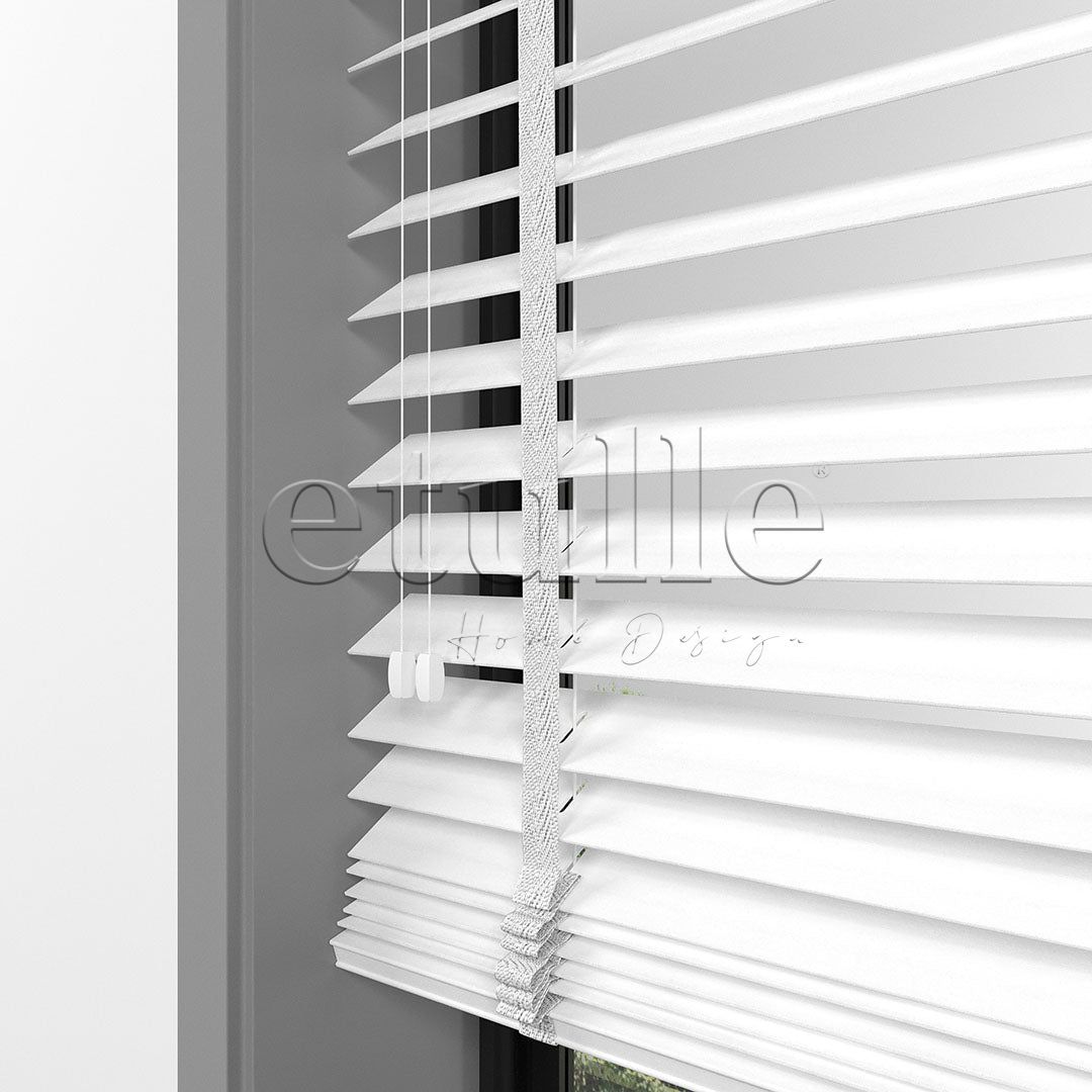 50 MM BASSWOOD Beyaz Ahşap Jaluzi