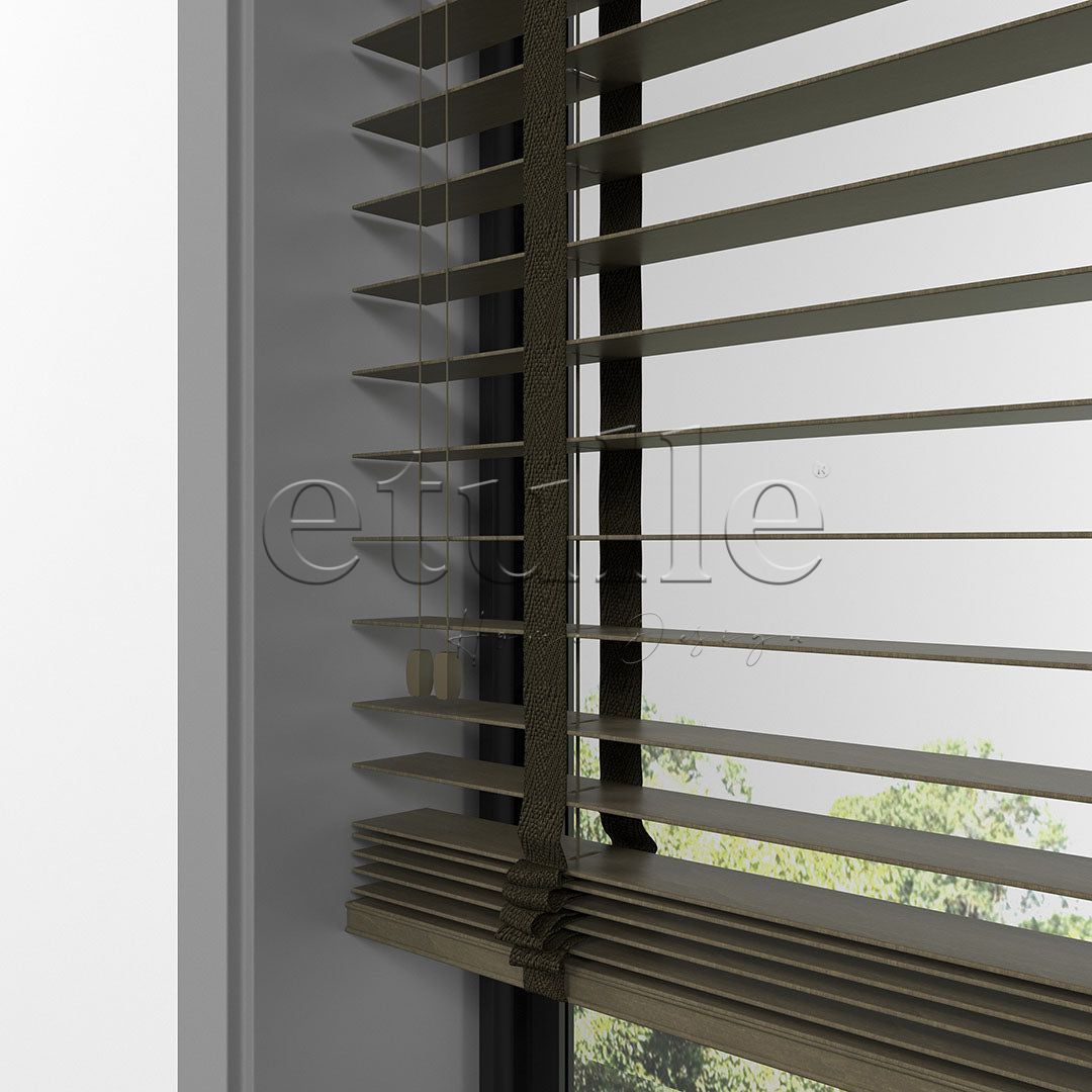 50 MM BASSWOOD Chestnut Ahşap Jaluzi