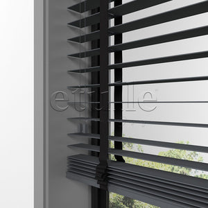 50 MM BASSWOOD Füme Ahşap Jaluzi