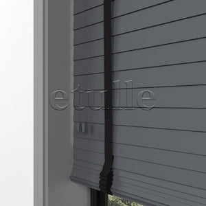 50 MM BASSWOOD Füme Ahşap Jaluzi