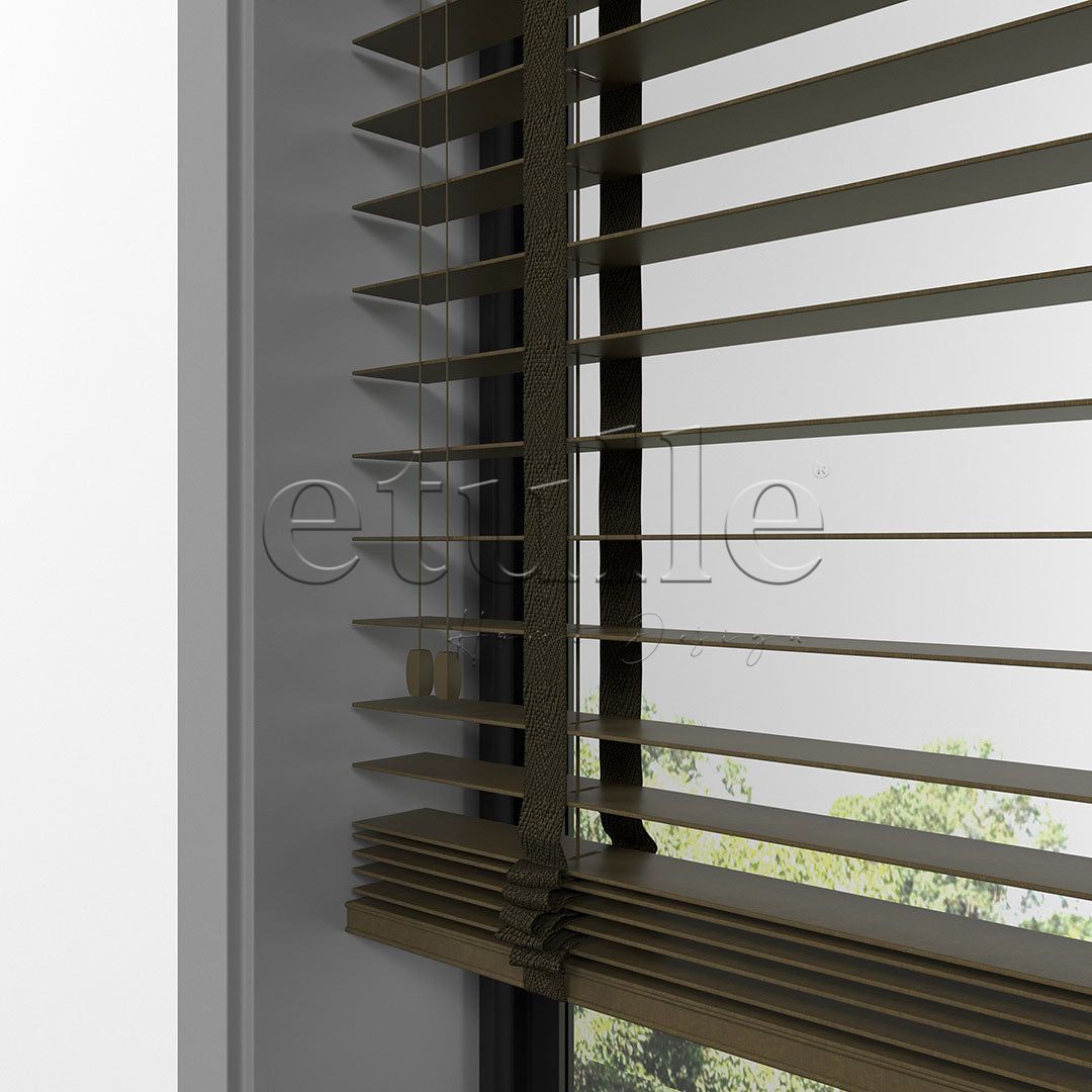 50 MM BASSWOOD Tiger Eye Ahşap Jaluzi