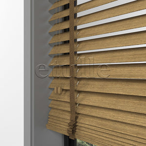 50 MM LUXURY WOOD Amber Ahşap Jaluzi