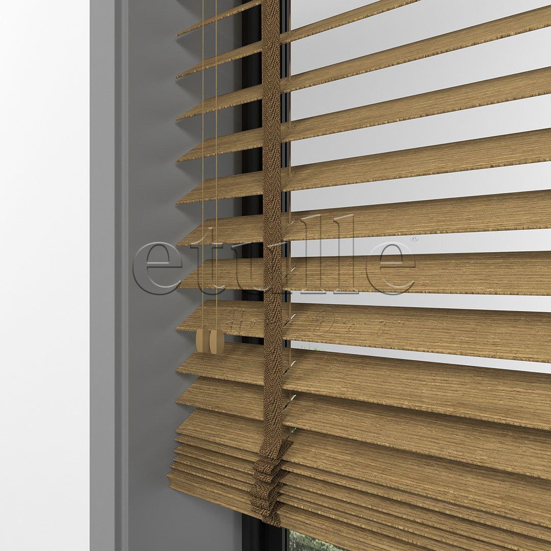 50 MM LUXURY WOOD Amber Ahşap Jaluzi