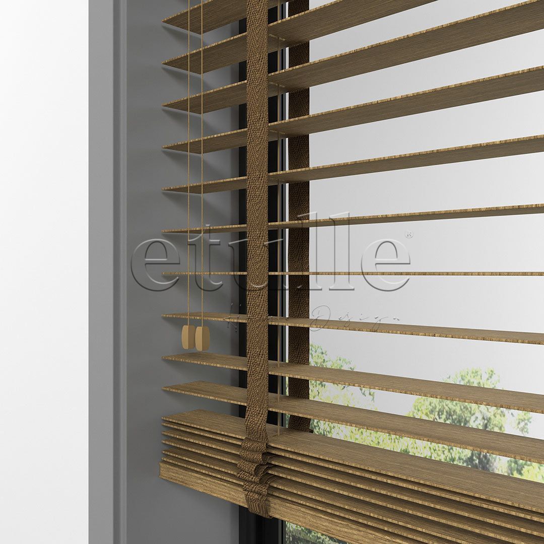 50 MM LUXURY WOOD Amber Ahşap Jaluzi