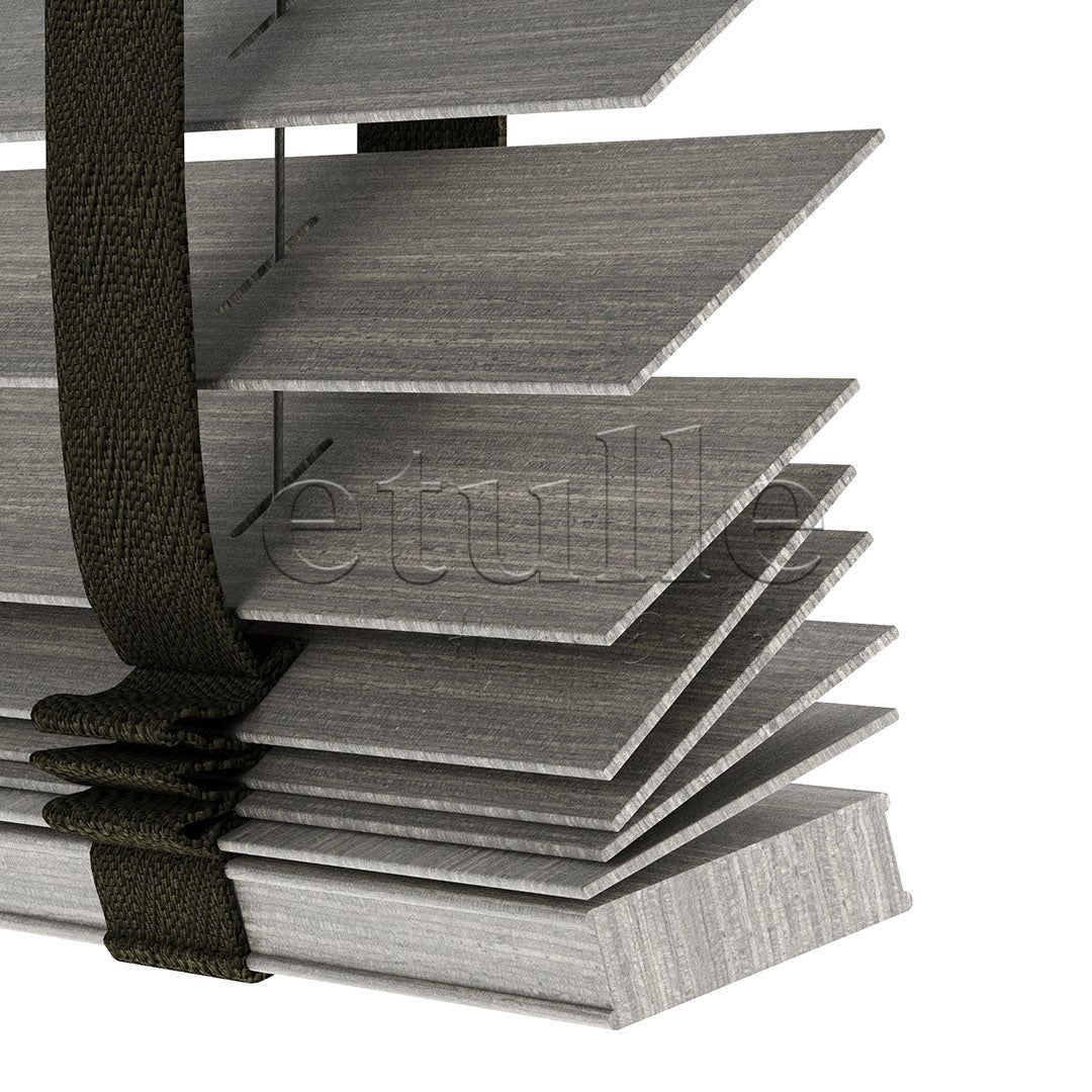 50 MM LUXURY WOOD Ash Ahşap Jaluzi