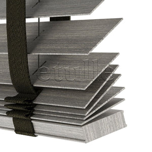 50 MM LUXURY WOOD Ash Ahşap Jaluzi