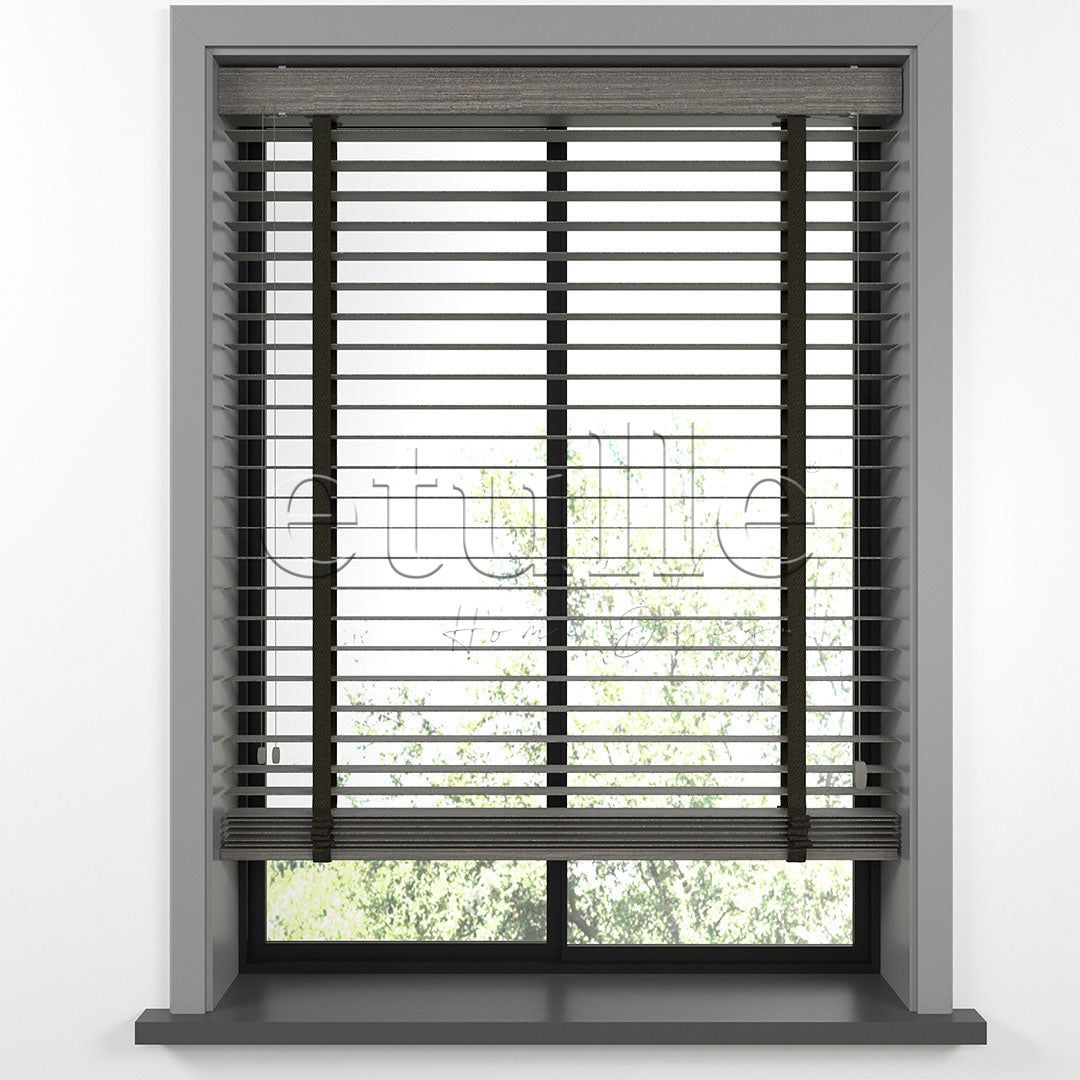 50 MM LUXURY WOOD Ash Ahşap Jaluzi