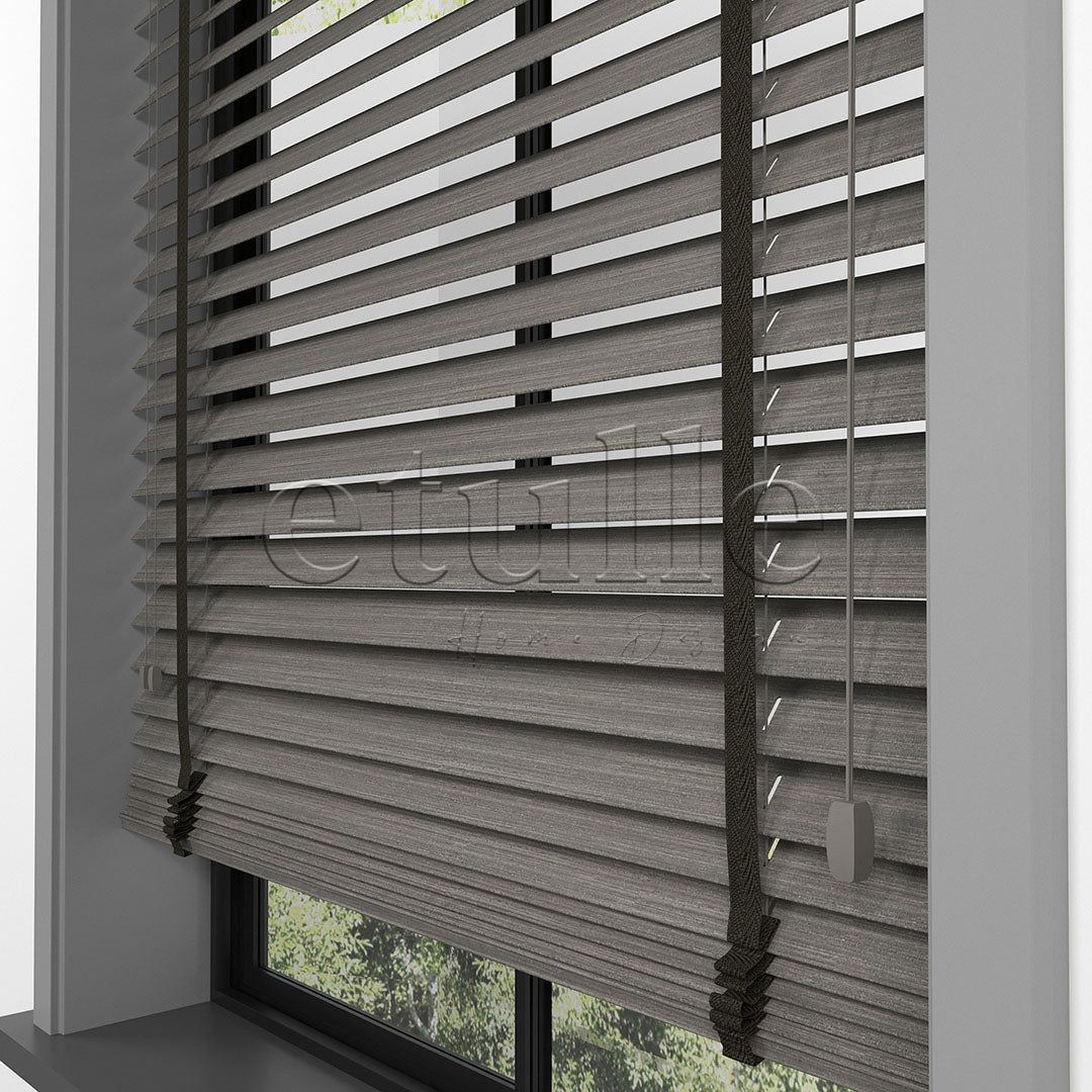 50 MM LUXURY WOOD Ash Ahşap Jaluzi