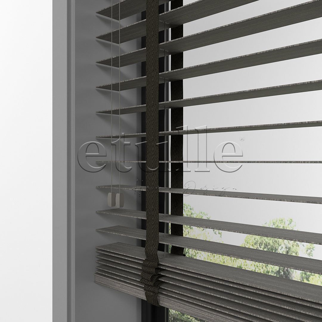50 MM LUXURY WOOD Ash Ahşap Jaluzi