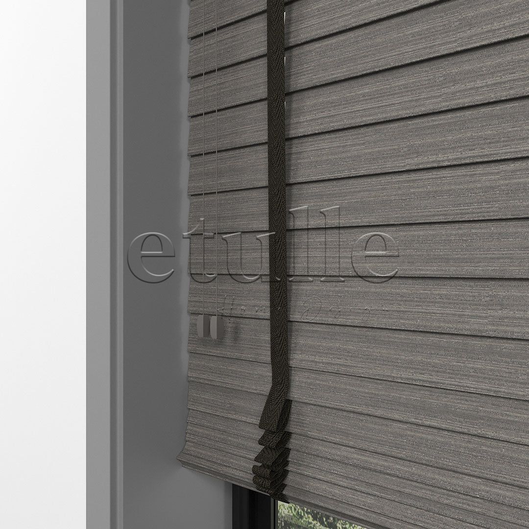 50 MM LUXURY WOOD Ash Ahşap Jaluzi