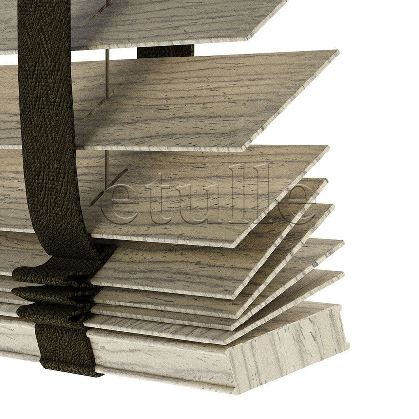 50 MM LUXURY WOOD Bark Ahşap Jaluzi