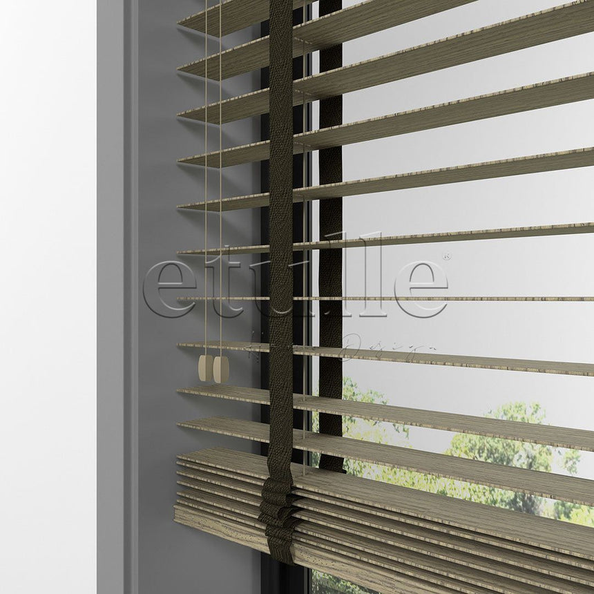 50 MM LUXURY WOOD Bark Ahşap Jaluzi