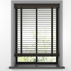 50 MM LUXURY WOOD Brown Ahşap Jaluzi