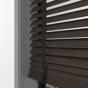50 MM LUXURY WOOD Brown Ahşap Jaluzi