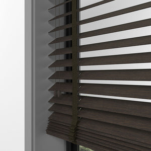 50 MM LUXURY WOOD Brown Ahşap Jaluzi