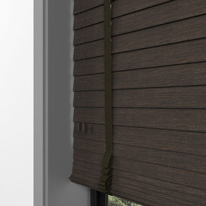 50 MM LUXURY WOOD Brown Ahşap Jaluzi