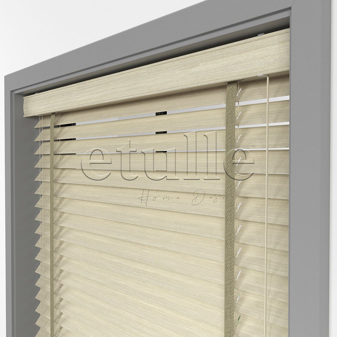 50 MM LUXURY WOOD Camel Ahşap Jaluzi