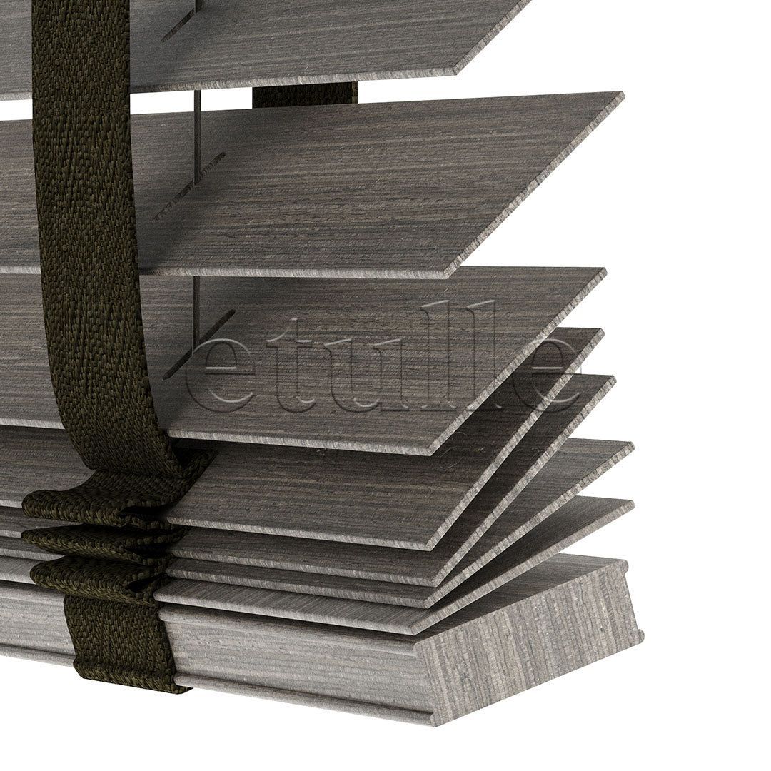 50 MM LUXURY WOOD Cinder Ahşap Jaluzi
