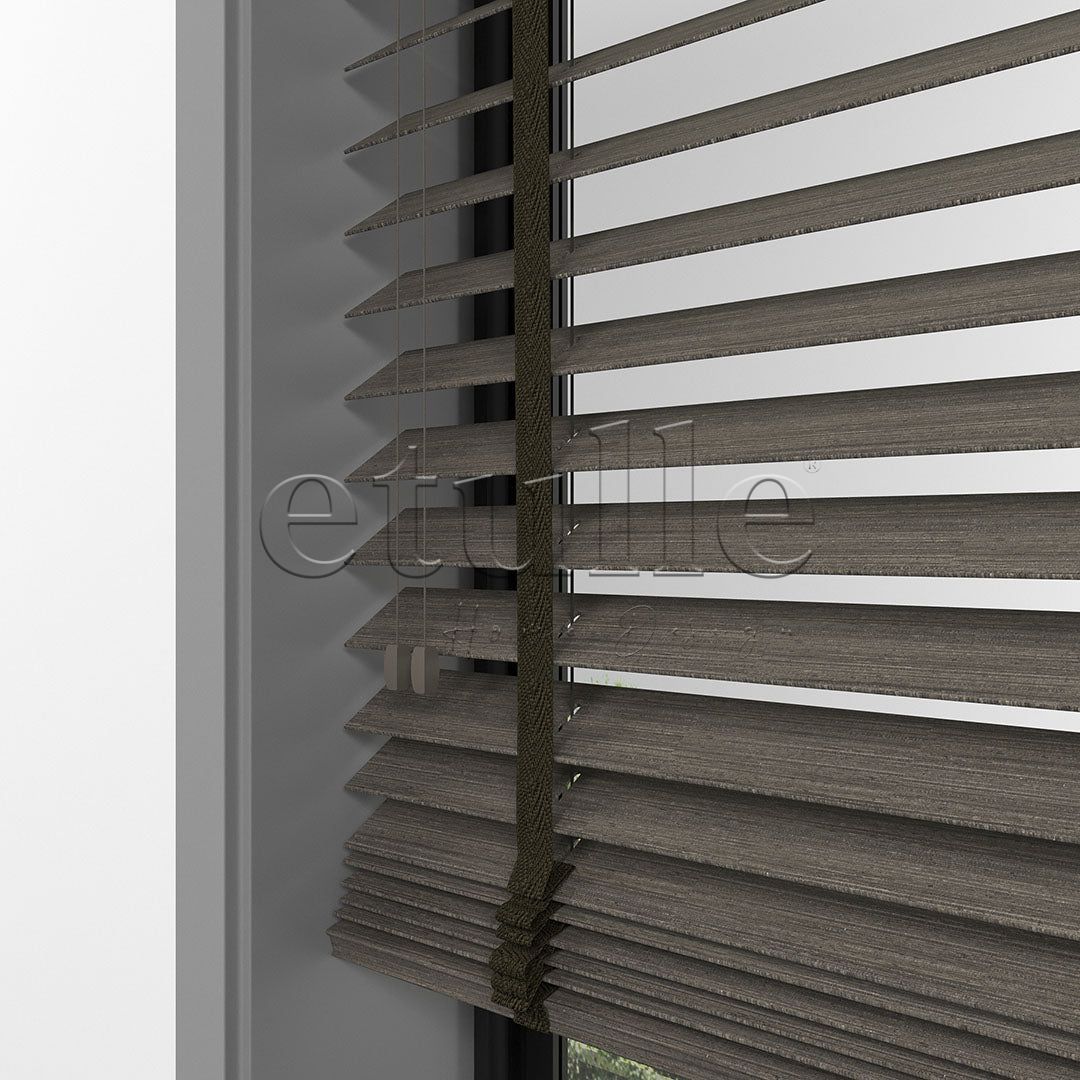 50 MM LUXURY WOOD Cinder Ahşap Jaluzi