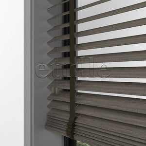 50 MM LUXURY WOOD Cinder Ahşap Jaluzi