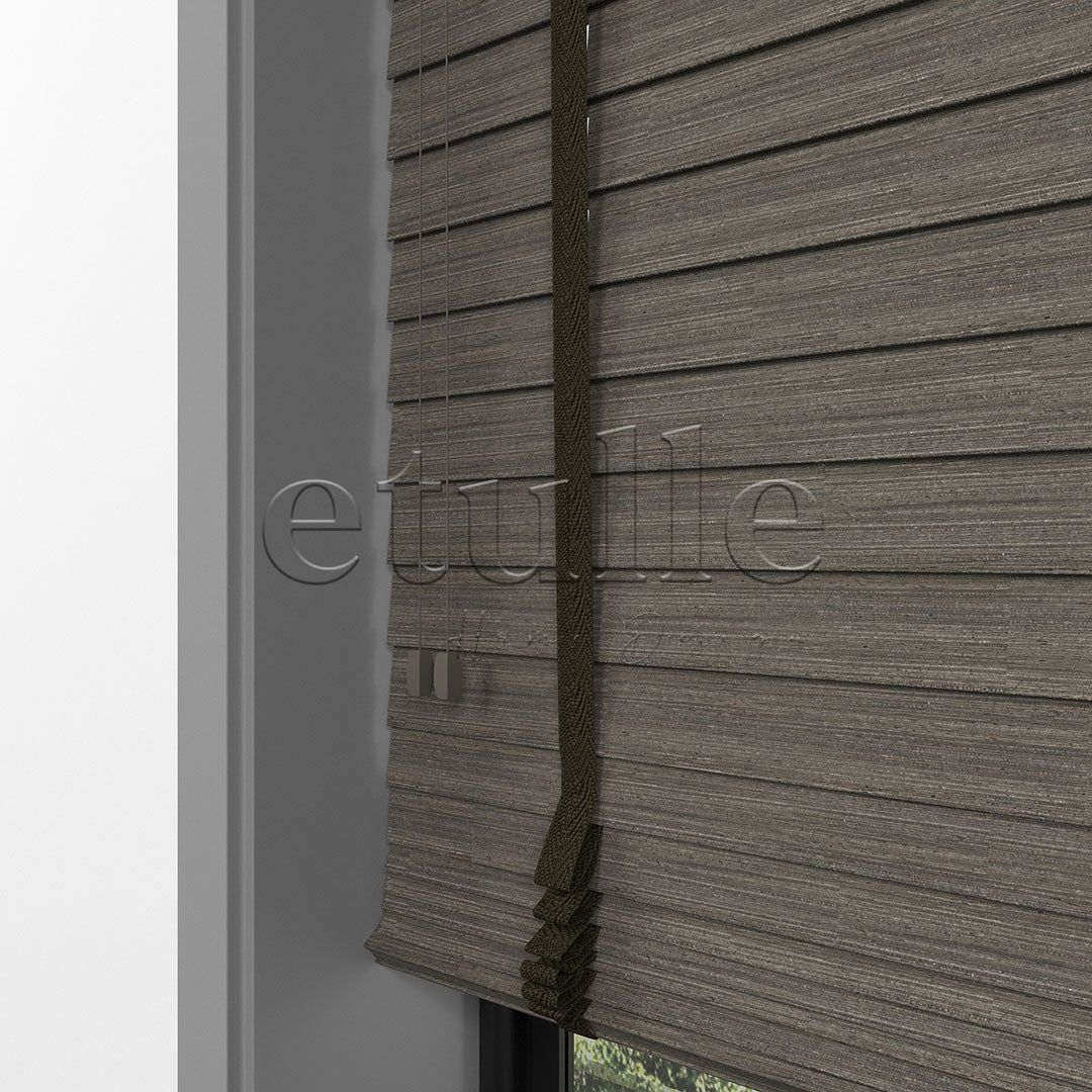 50 MM LUXURY WOOD Cinder Ahşap Jaluzi