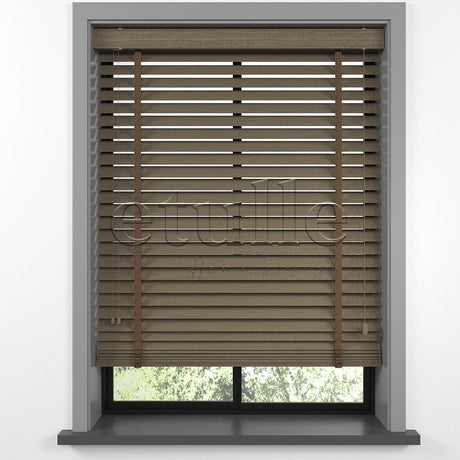 50 MM LUXURY WOOD Desert Ahşap Jaluzi